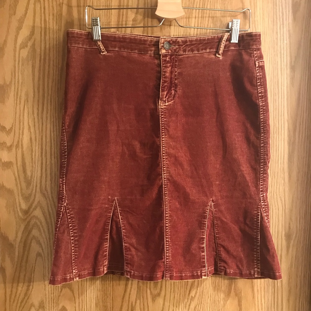 Guess Distressed Corduroy skirt Size 31
